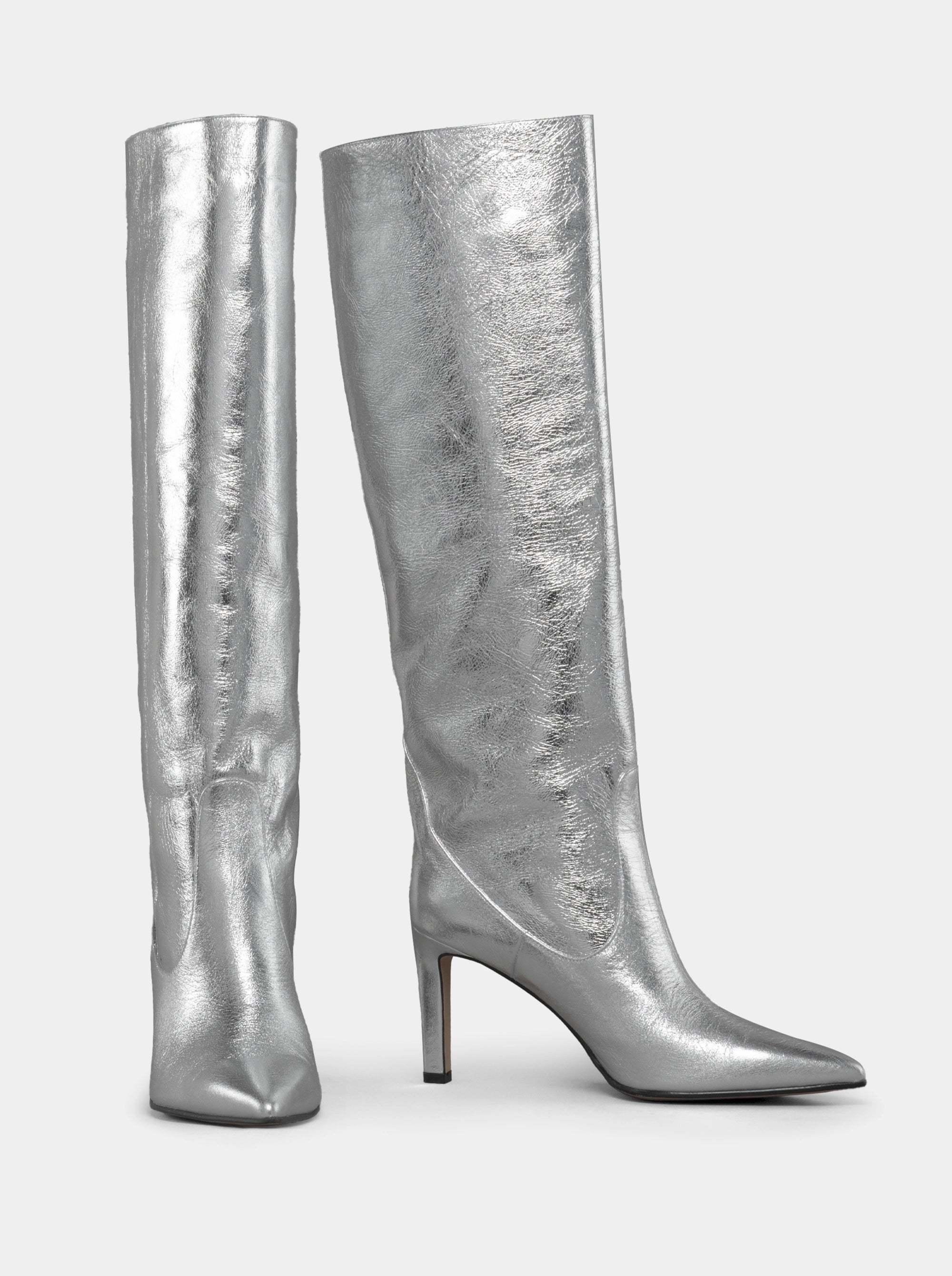 VISCA METALLIC LEATHER BOOTS