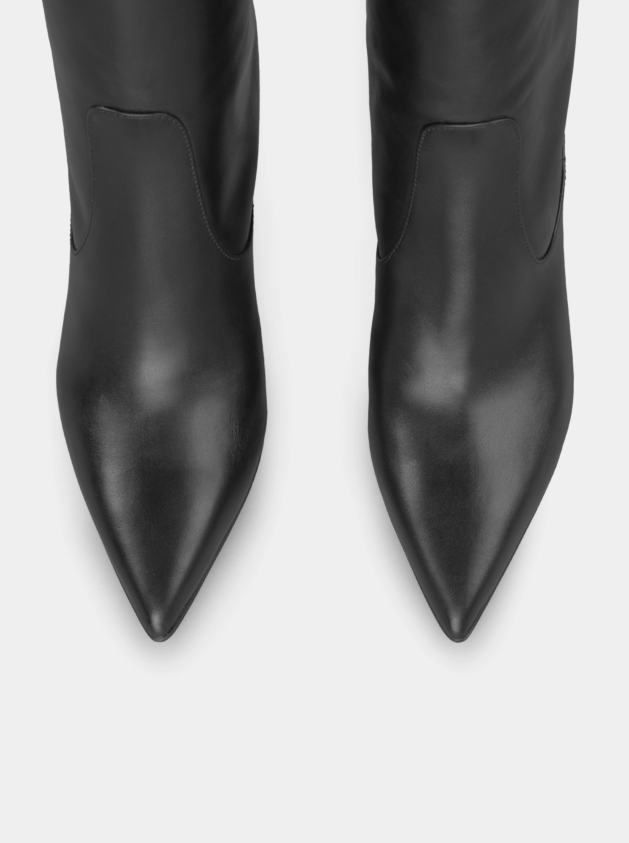 VISCA BLACK LEATHER BOOTS