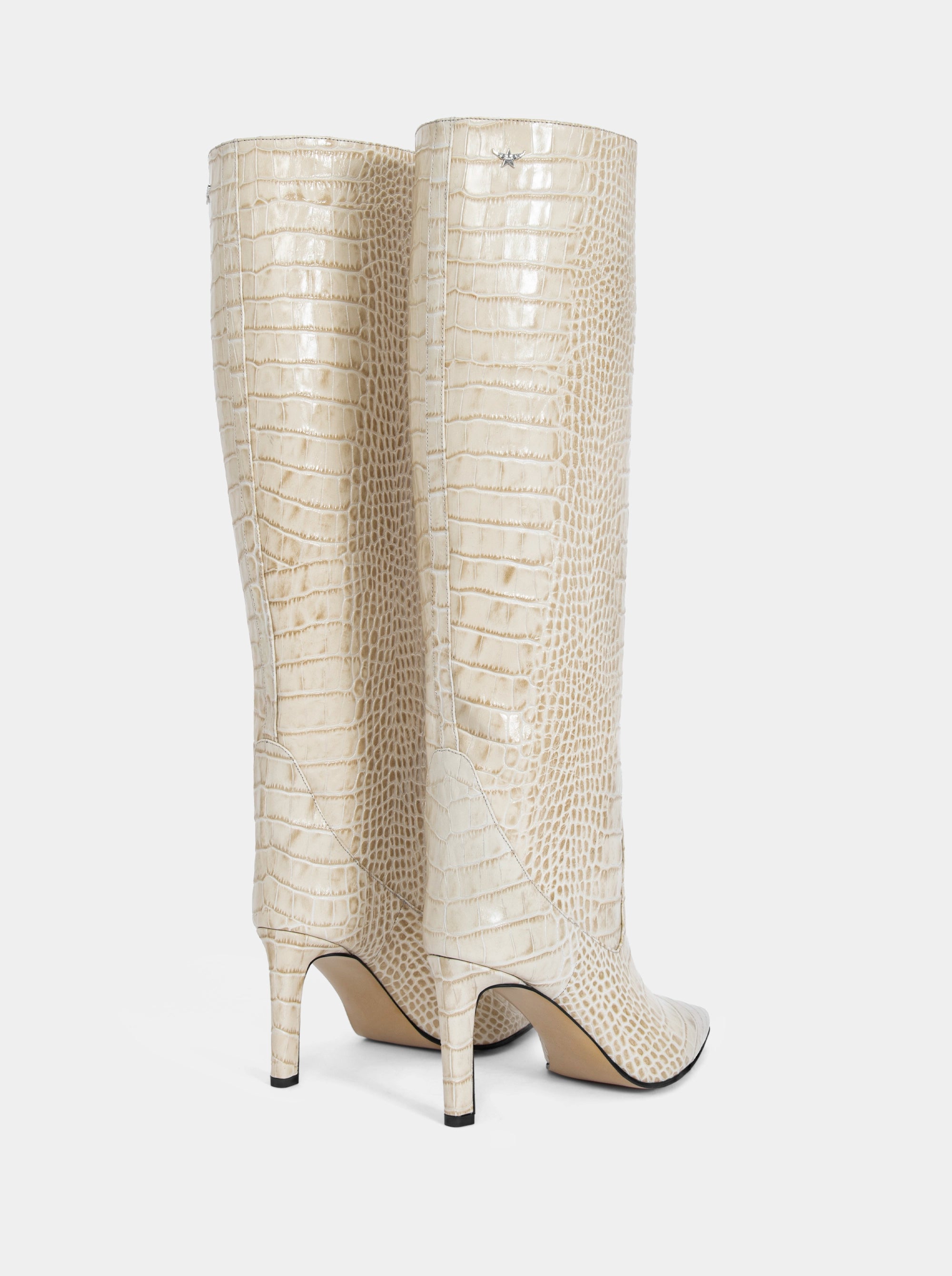 VISCA CAMEL CROCO BOOTS