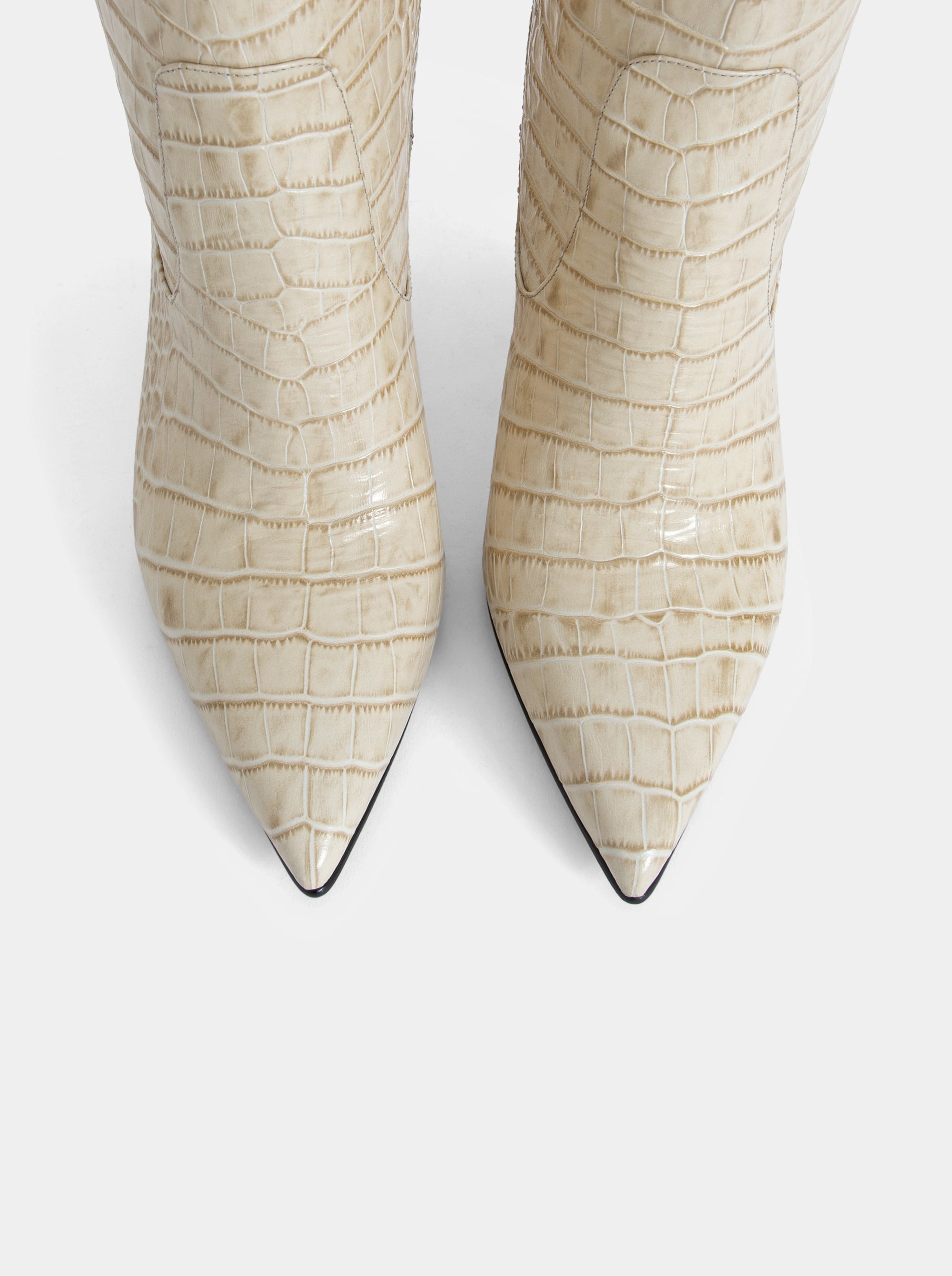 VISCA CAMEL CROCO BOOTS
