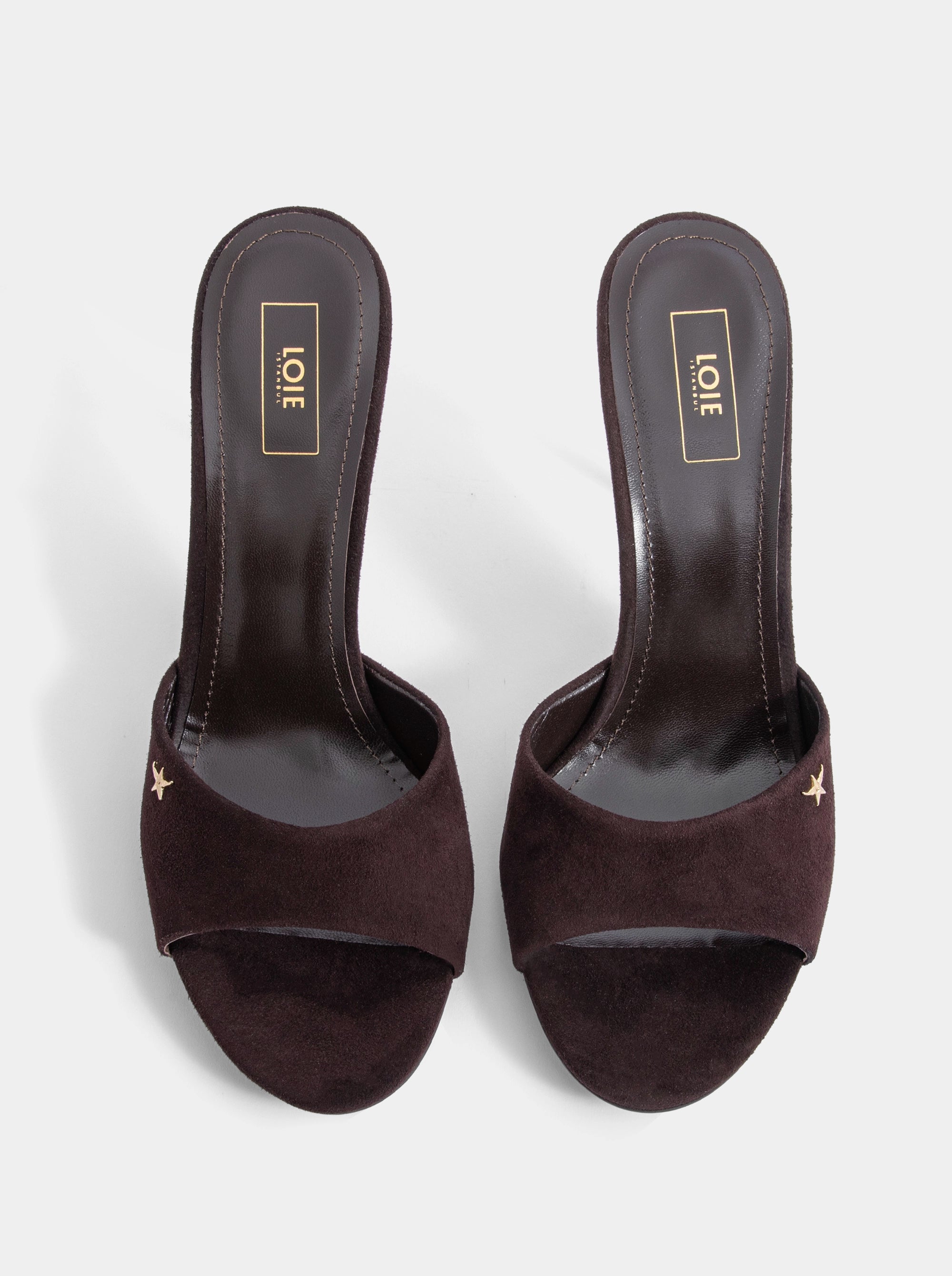WANDER BROWN SUEDE SLIPPERS