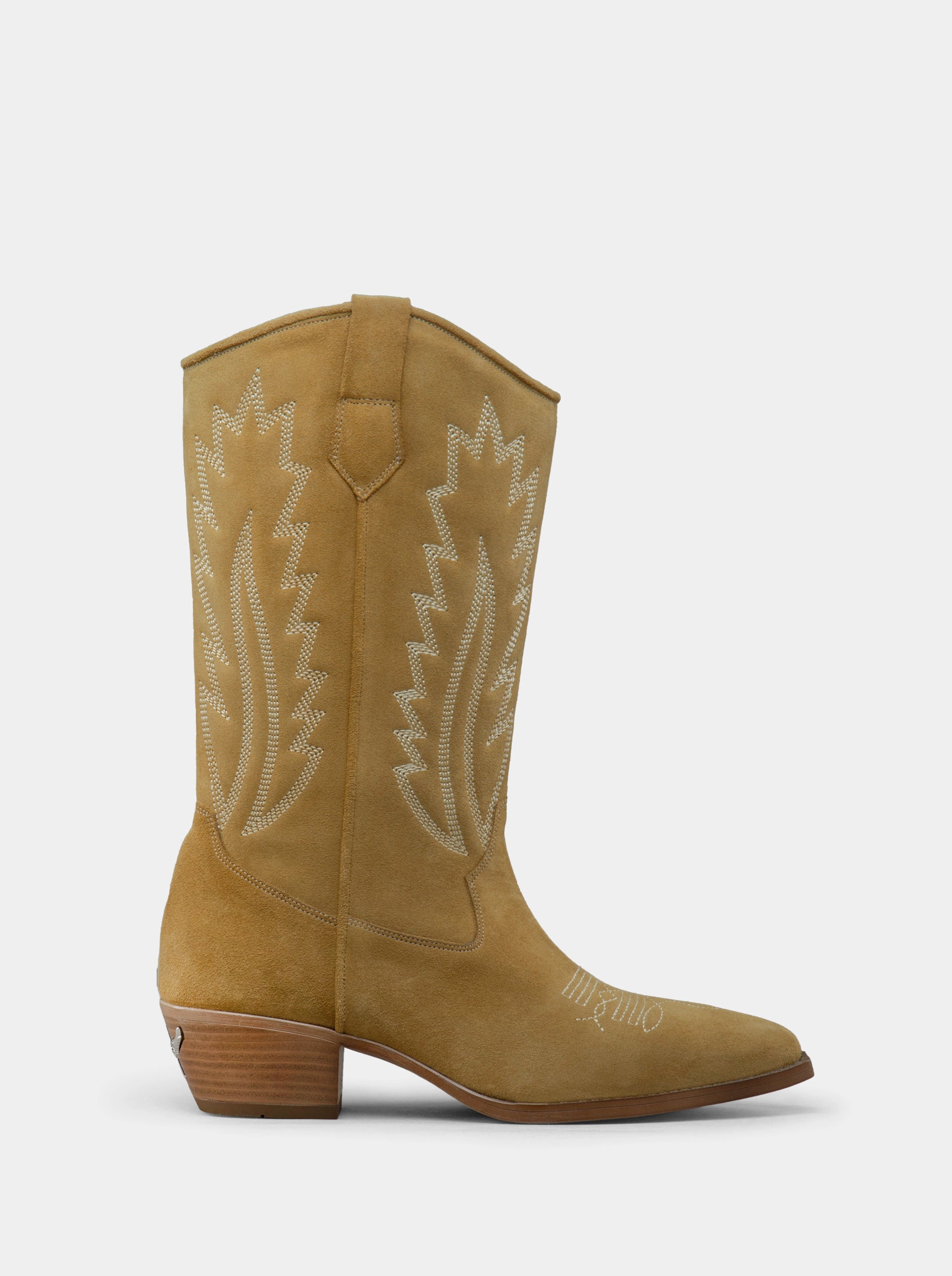 WEST MAS CAMEL SUEDE BOOTS