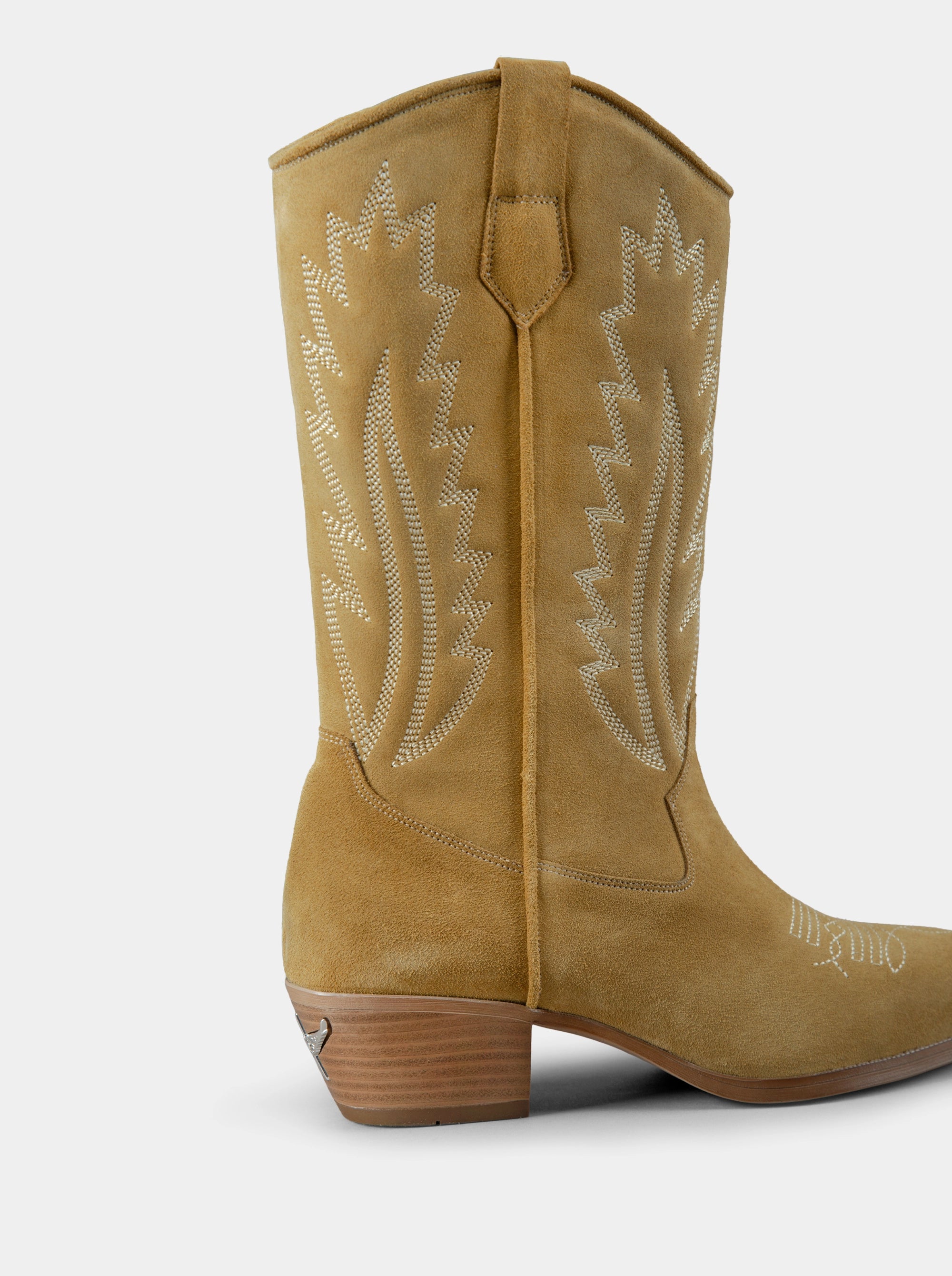 WEST MAS CAMEL SUEDE BOOTS