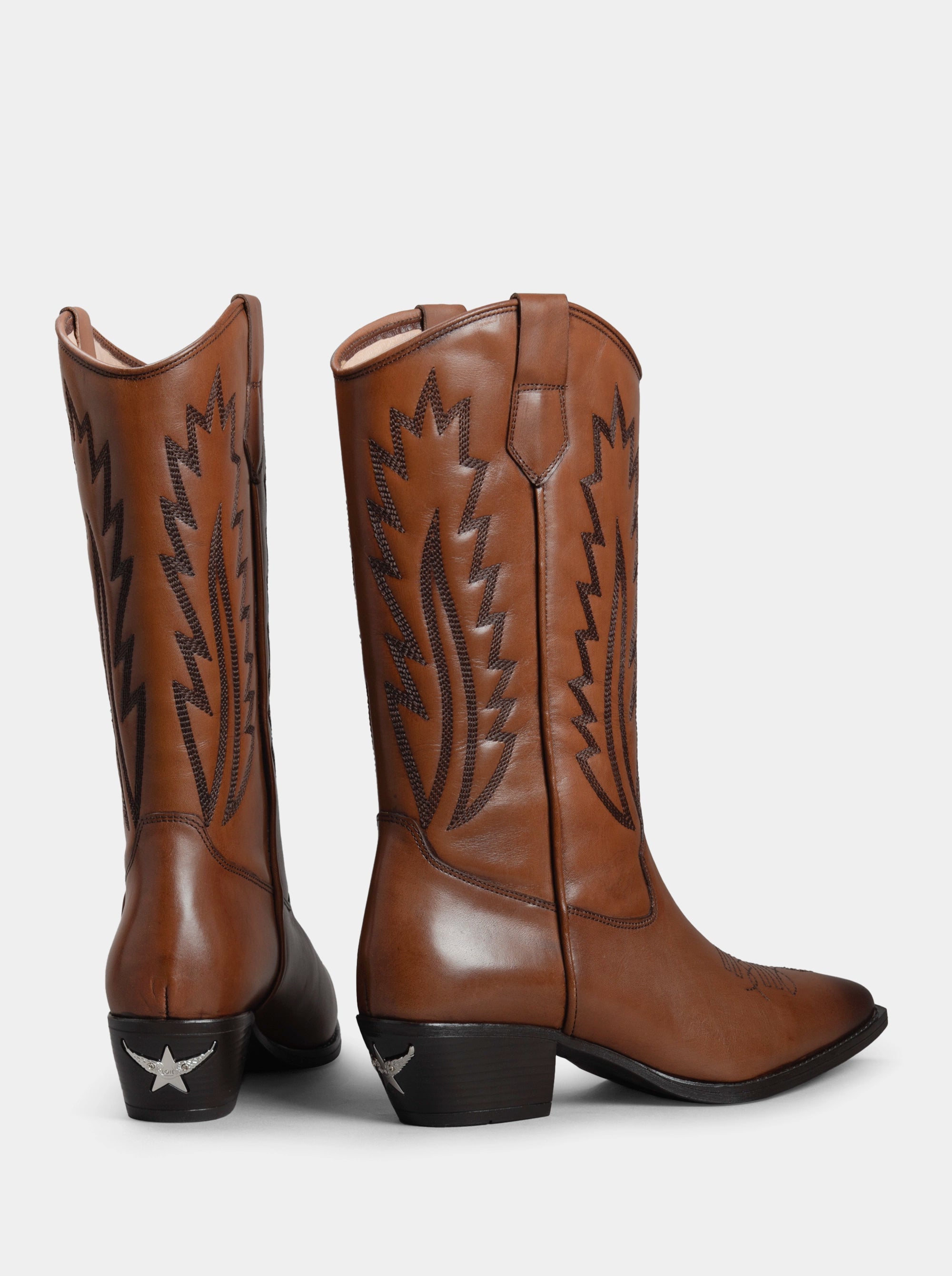 WEST MAS BROWN LEATHER BOOTS