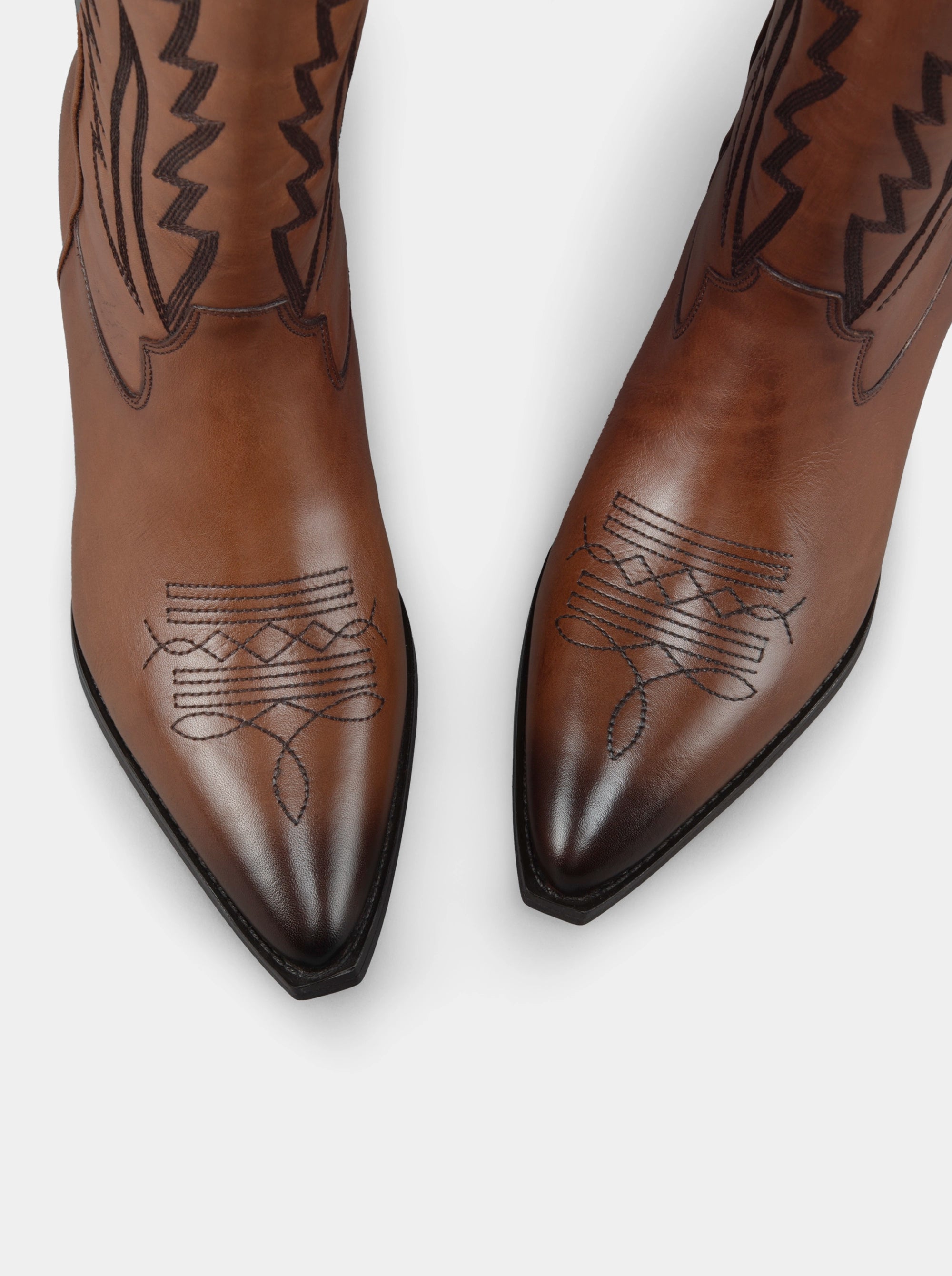 WEST MAS BROWN LEATHER BOOTS