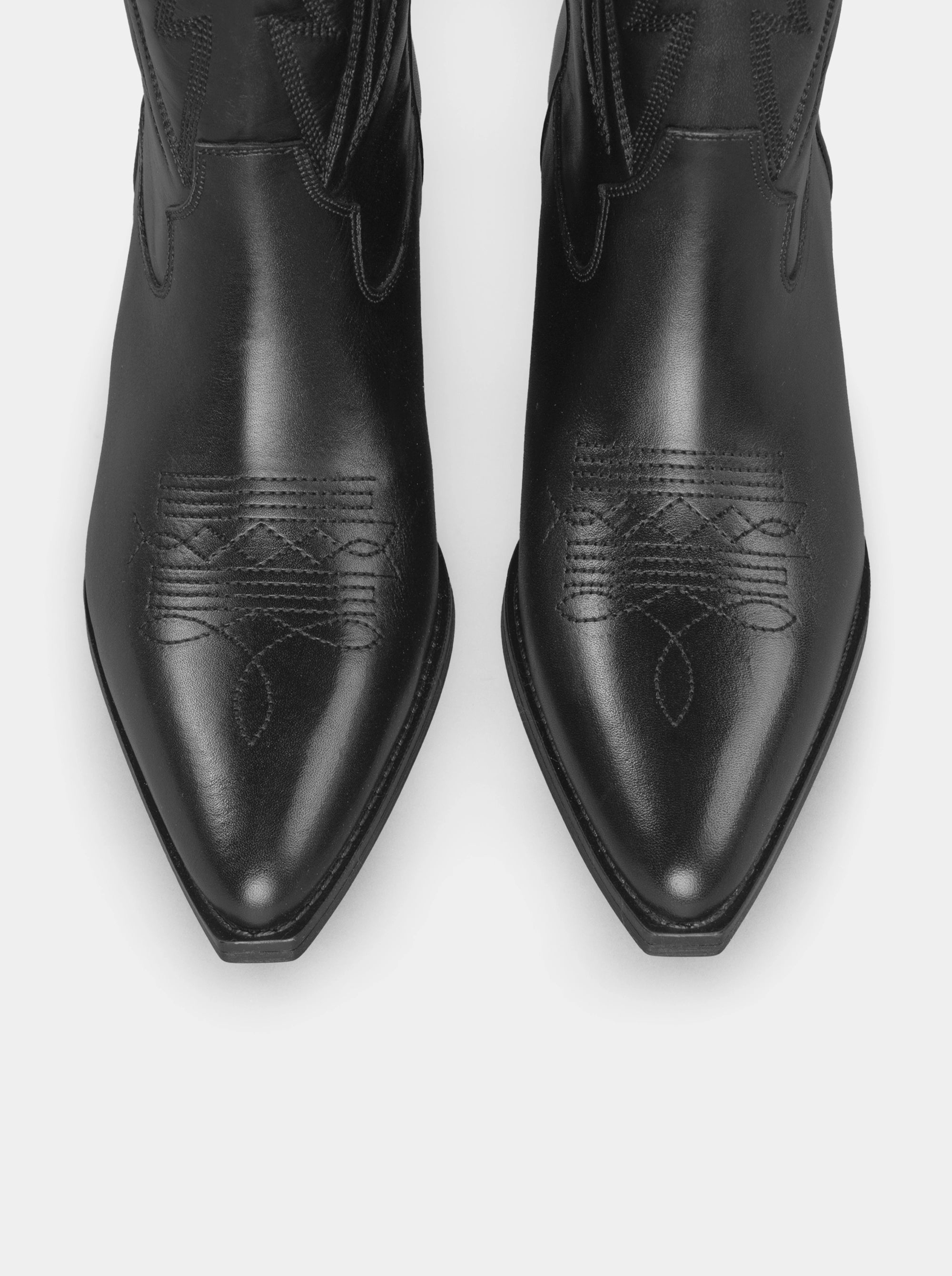 WEST MAS BLACK LEATHER BOOTS