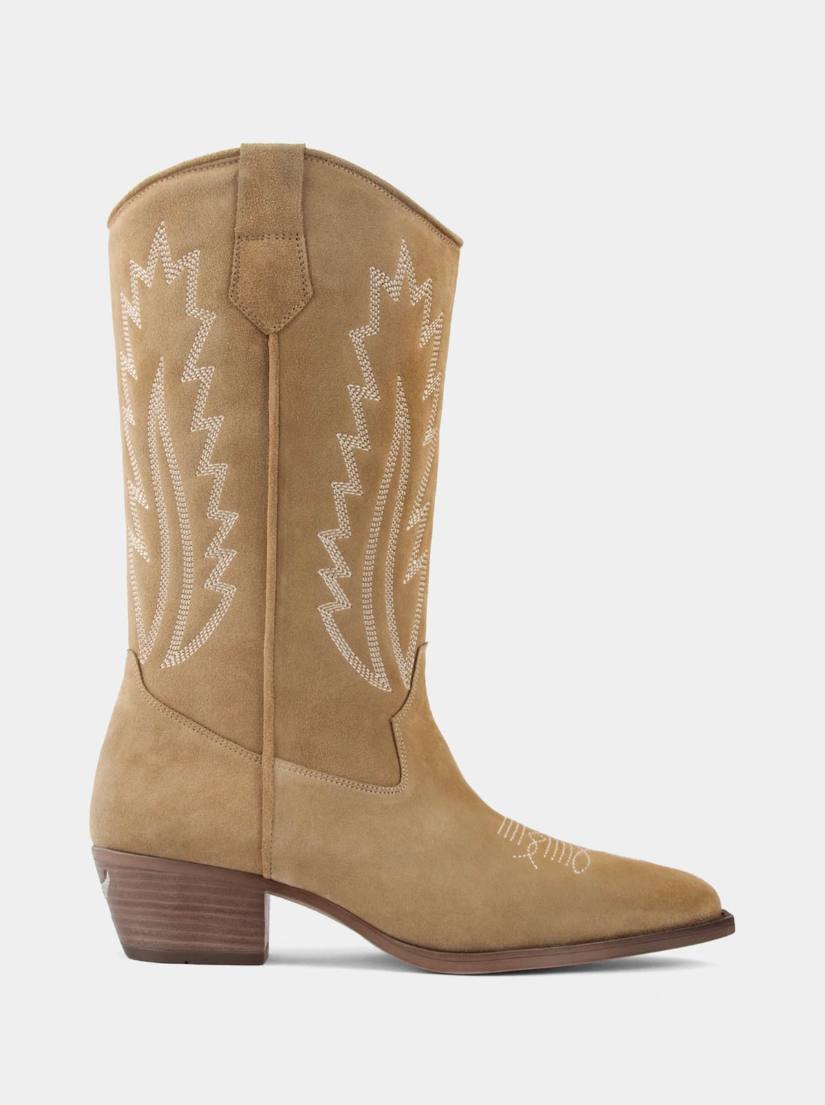 WEST MAS CAMEL SUEDE BOOTS