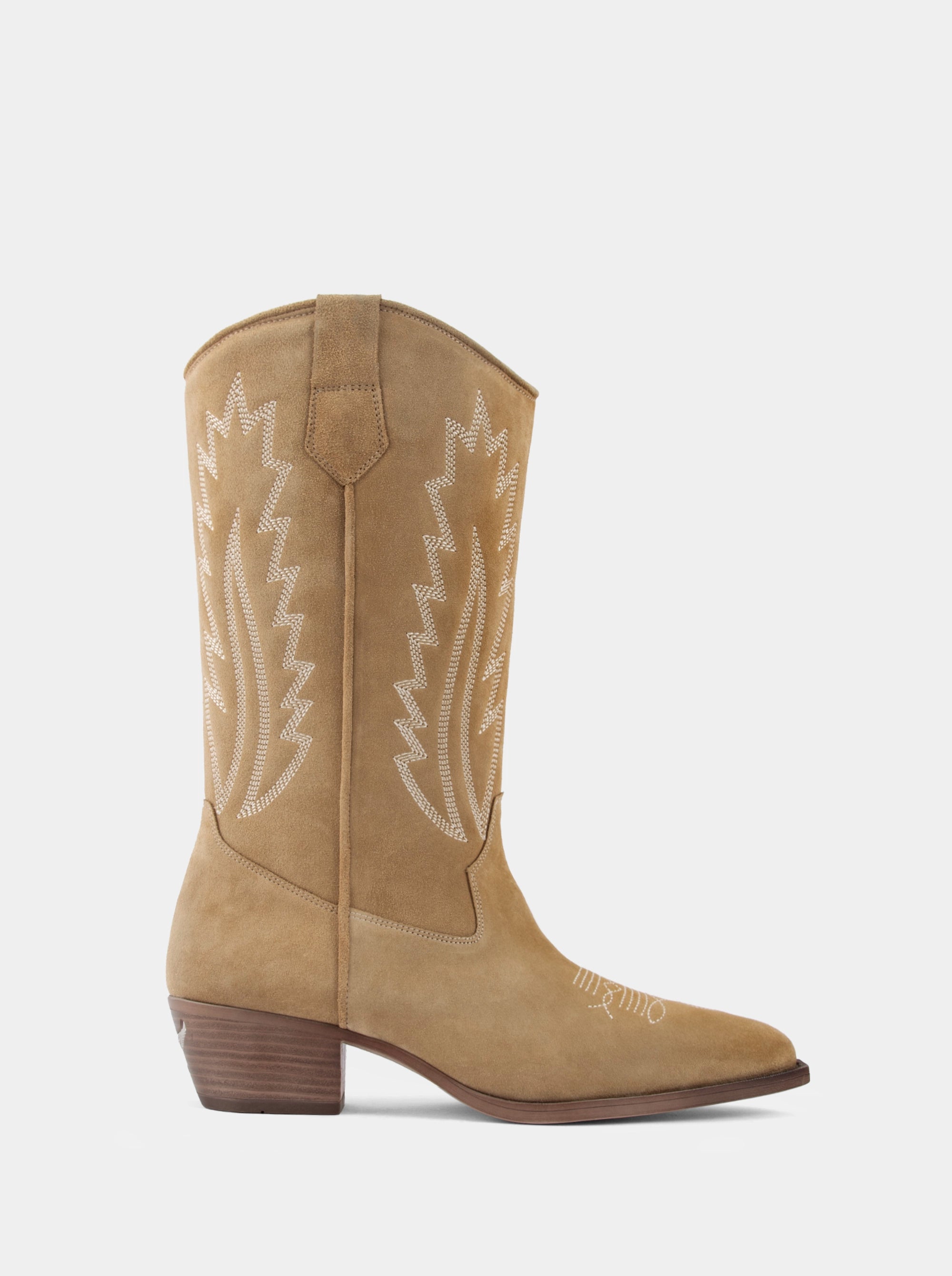 SM-58 WEST MAS CAMEL SUEDE BOOTS