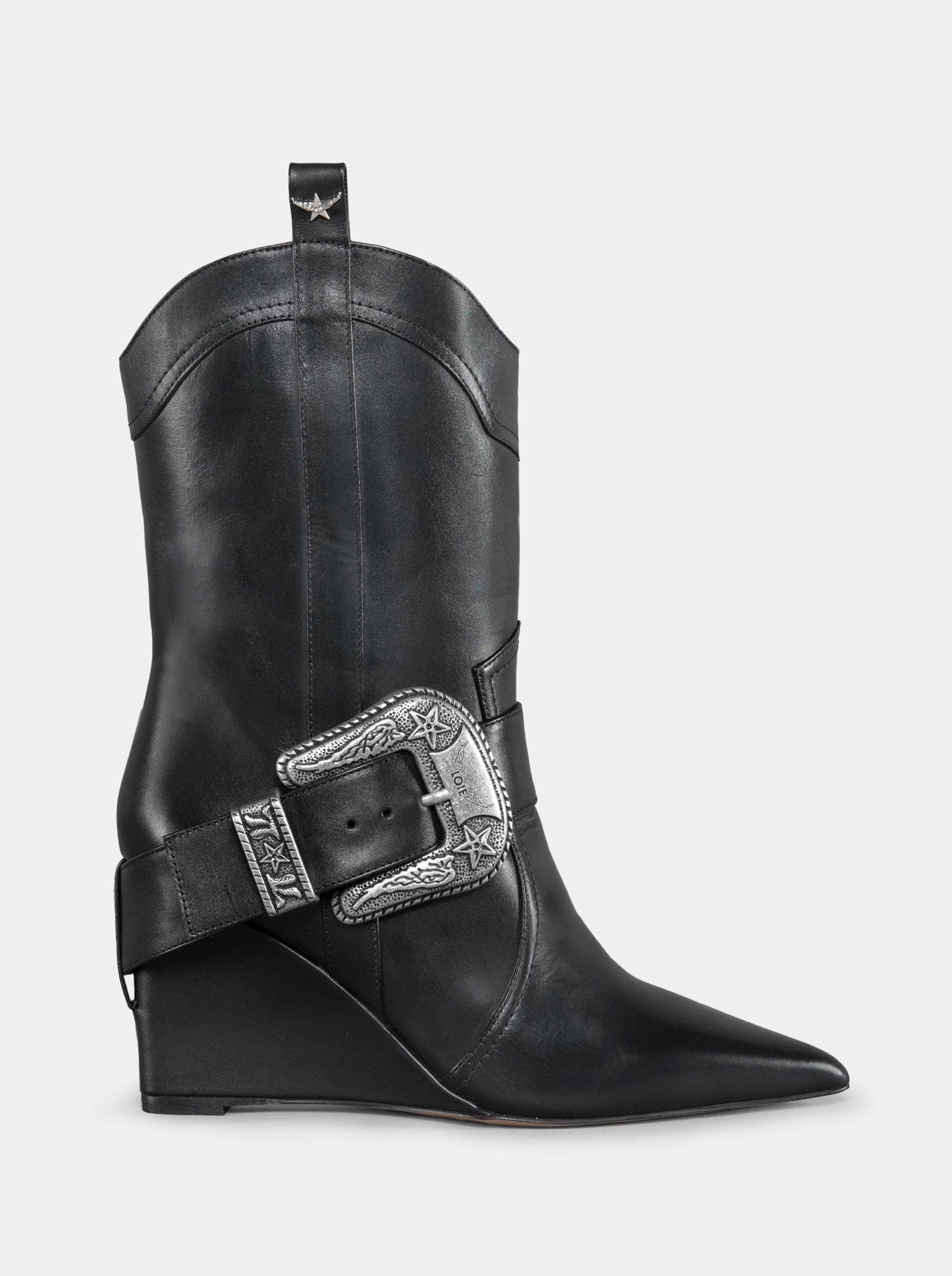 WILD WEST BLACK BOOTIES