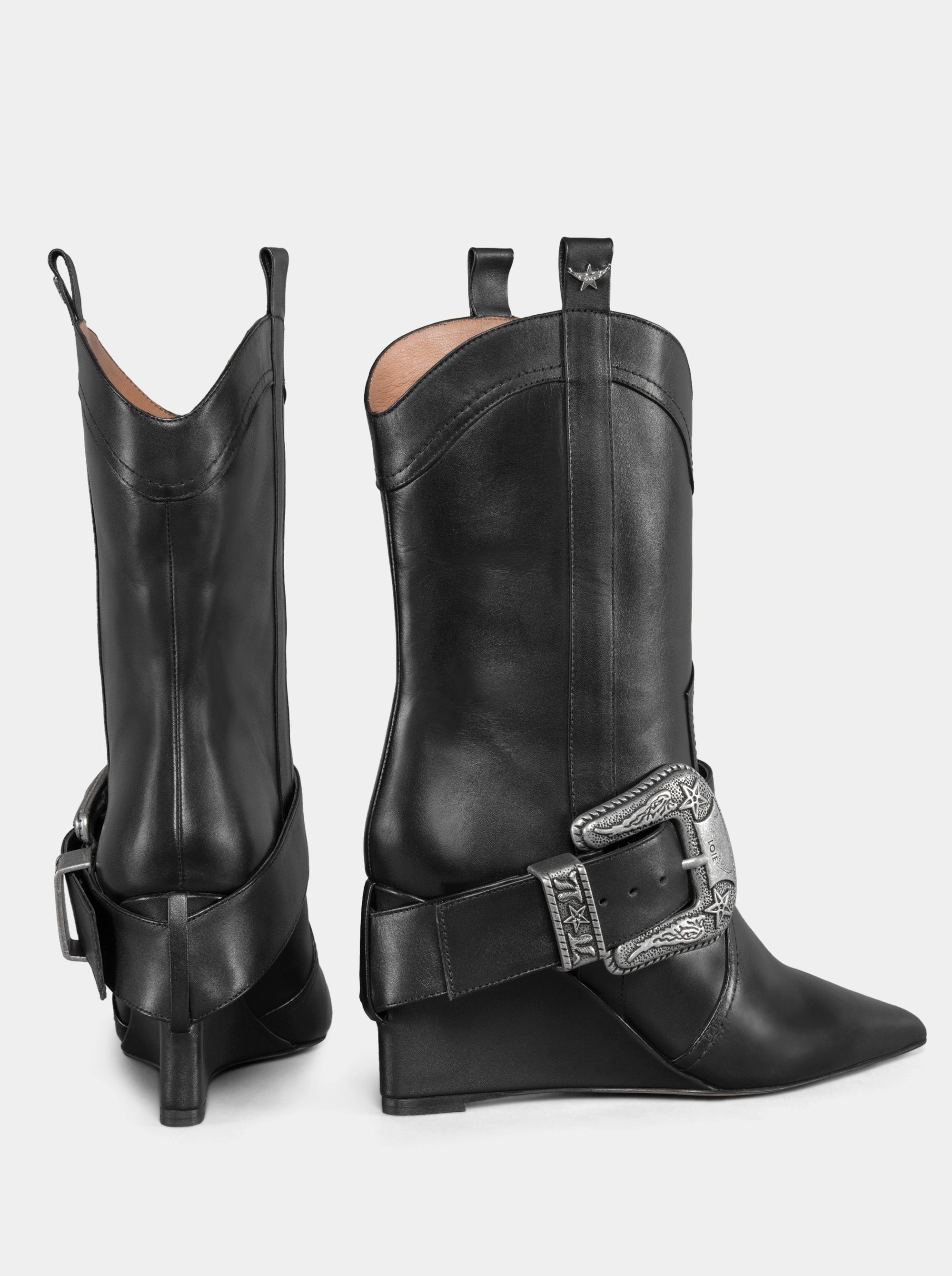 WILD WEST BLACK BOOTIES