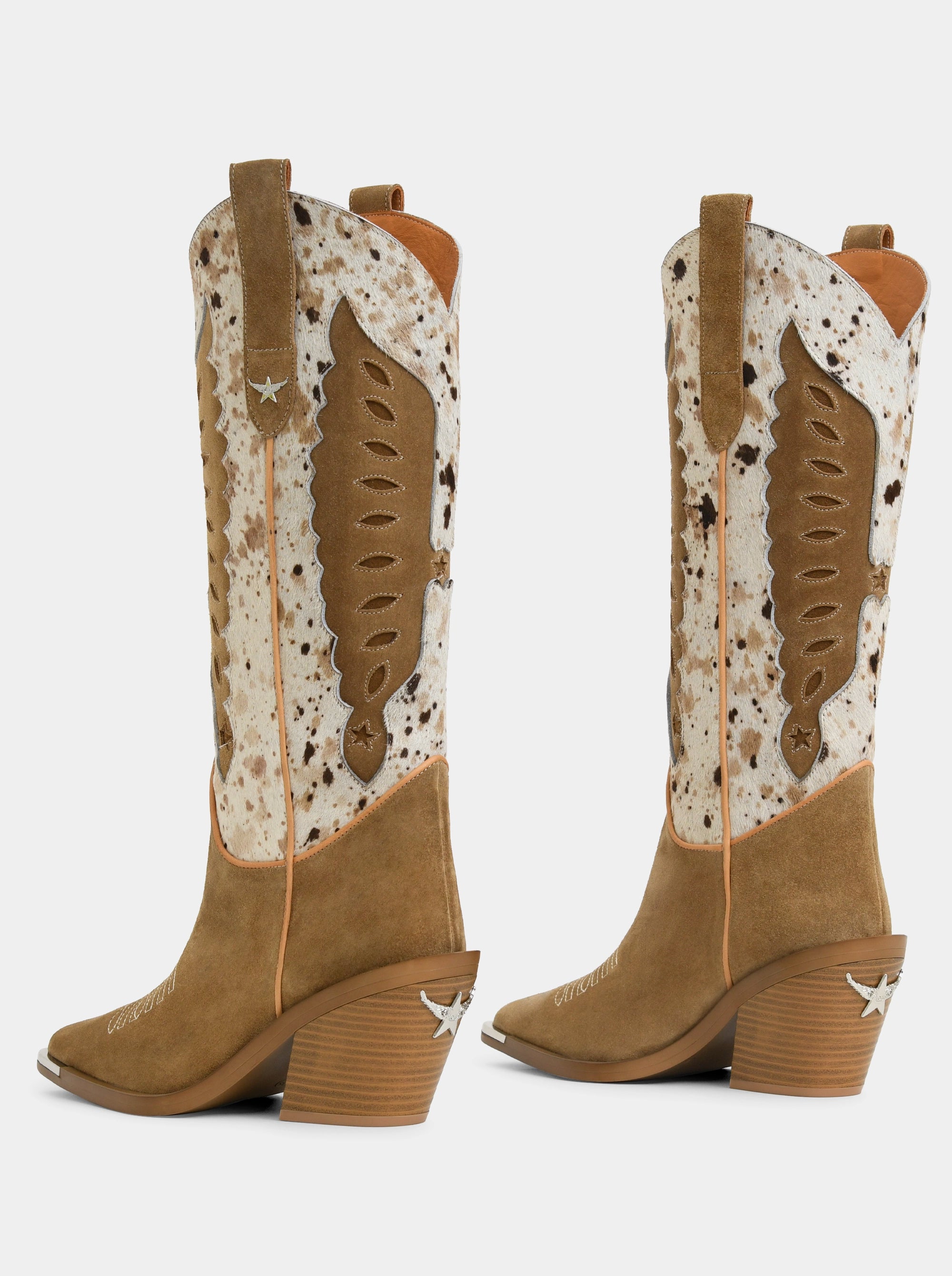 WINGS ANIMALIER BROWN-MULTICOLOR BOOTS