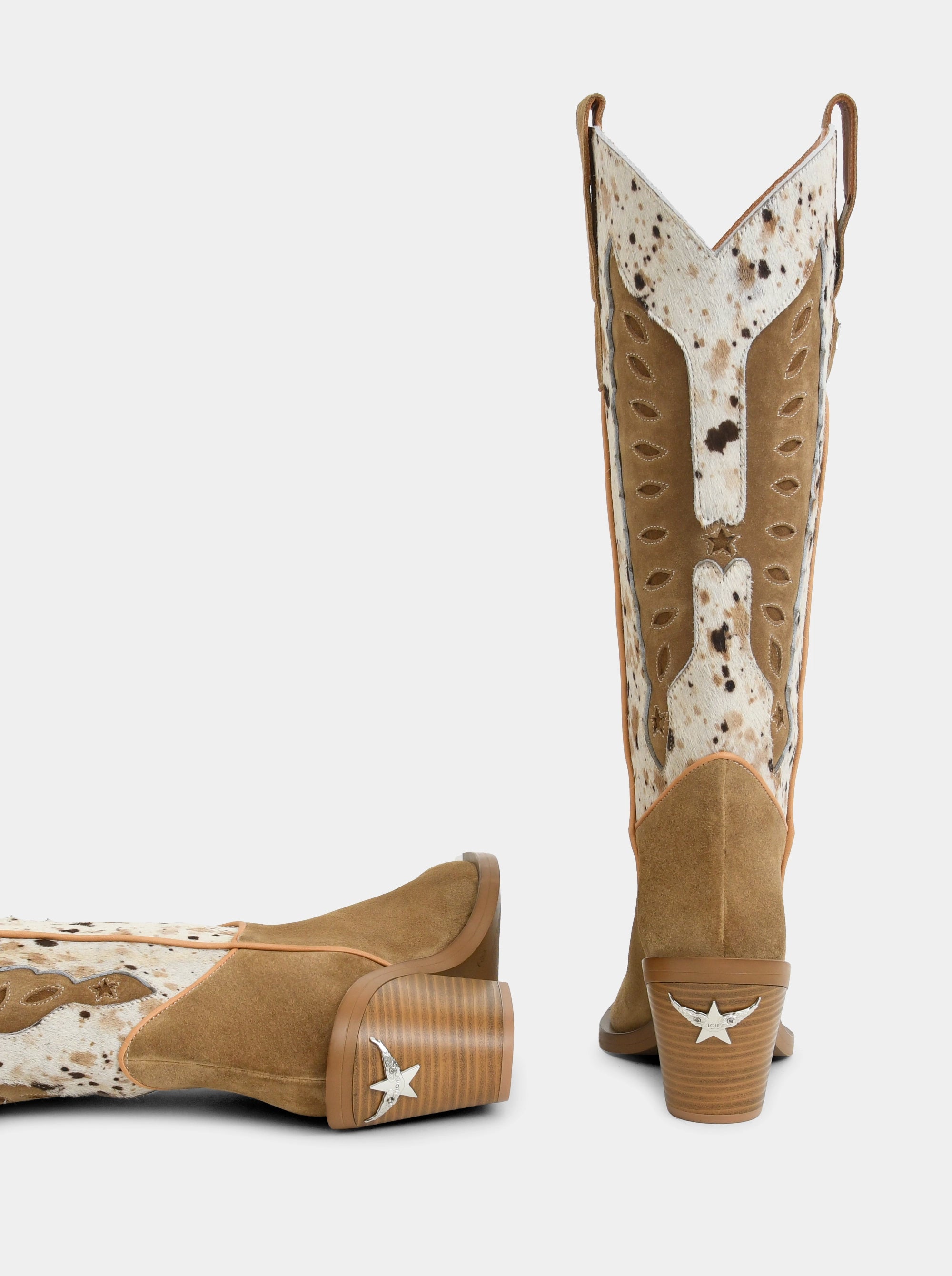 WINGS ANIMALIER BROWN-MULTICOLOR BOOTS